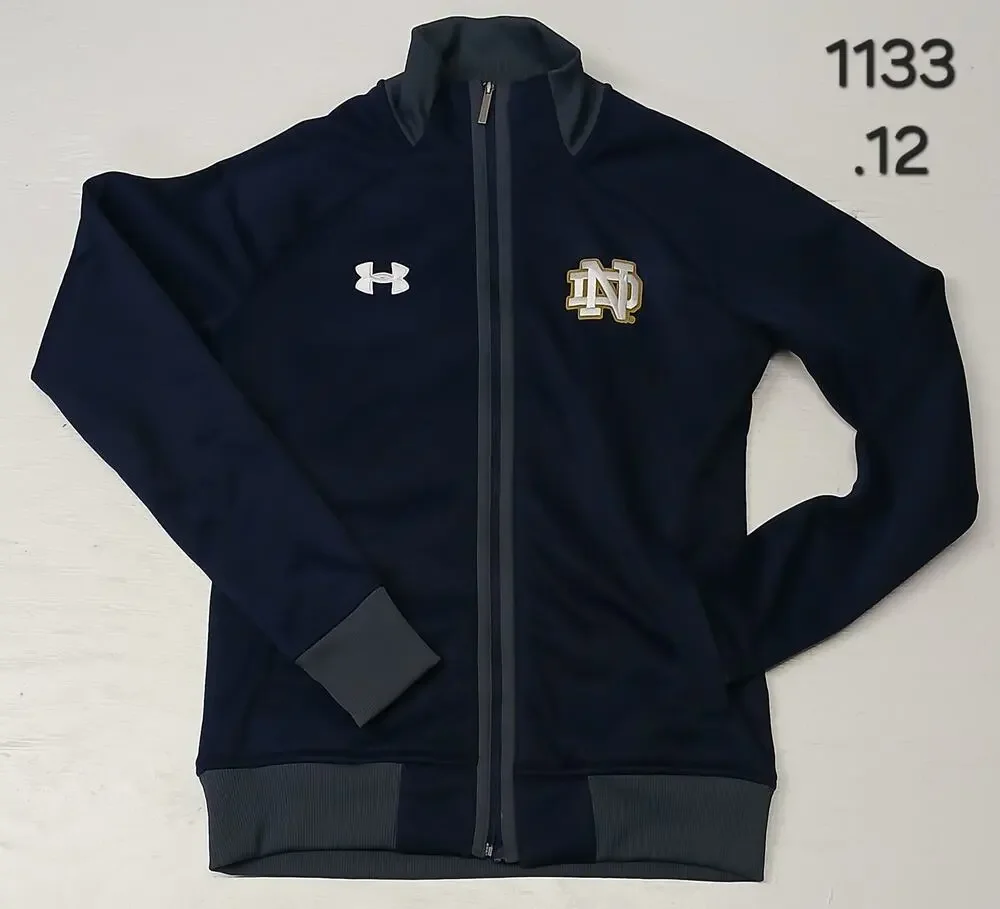 Under Armour (Small) NCAA Notre Dame Full Zip Fleece Jacket